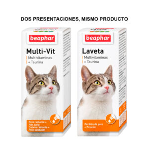 Multi Vit Laveta Taurina Gatos 50 ML Beaphar