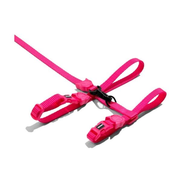 Pink Led Harness + Leash Set Zee.Cat