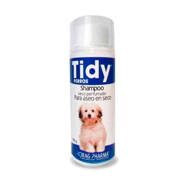 Tidy Shampoo Seco Perfumado Perro 100g Drag Pharma