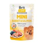 Pouche BritCare Mini Rabbit & Salmon Fillets In Gravy 85 Gr