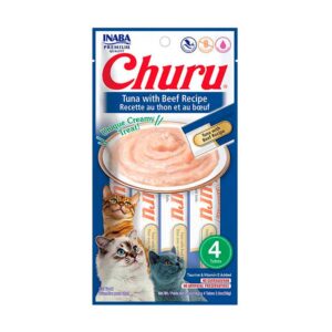 Churu Gato Atún Con Carne 4 Tubos