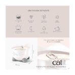 Fuente Bebedera Acero Inoxidable Pixi Catit - Imagen 2