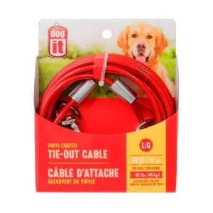CABLE DE ENGANCHE ROJO 6MTS DOGIT