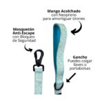 Correa Aqua Leaves Pet Lounge - Imagen 2