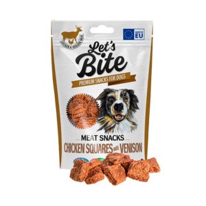 Snack Brit Let's Bite Chicken Squares With Venison 80Gr