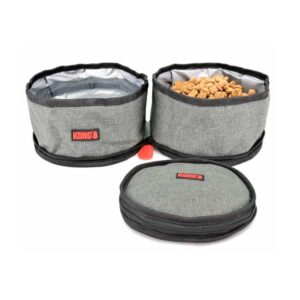 Kong Fold-Up Travel Bowl Set