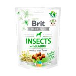 Snack Brit Crunchy Crackers Con Insectos Y Conejo 200Gr