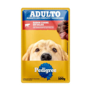 Pouche Carne Perro Adulto Razas Medianas Y Grandes 100g Pedigree