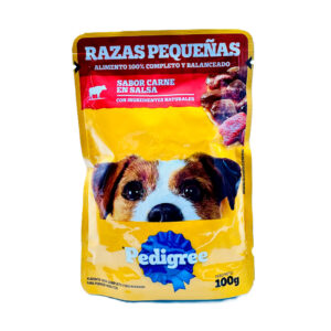 Pouche Carne Perro Adulto Raza Pequeña 100g Pedigree