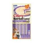 Churu Gato Hairball Control Atún 4 Unidades Inaba