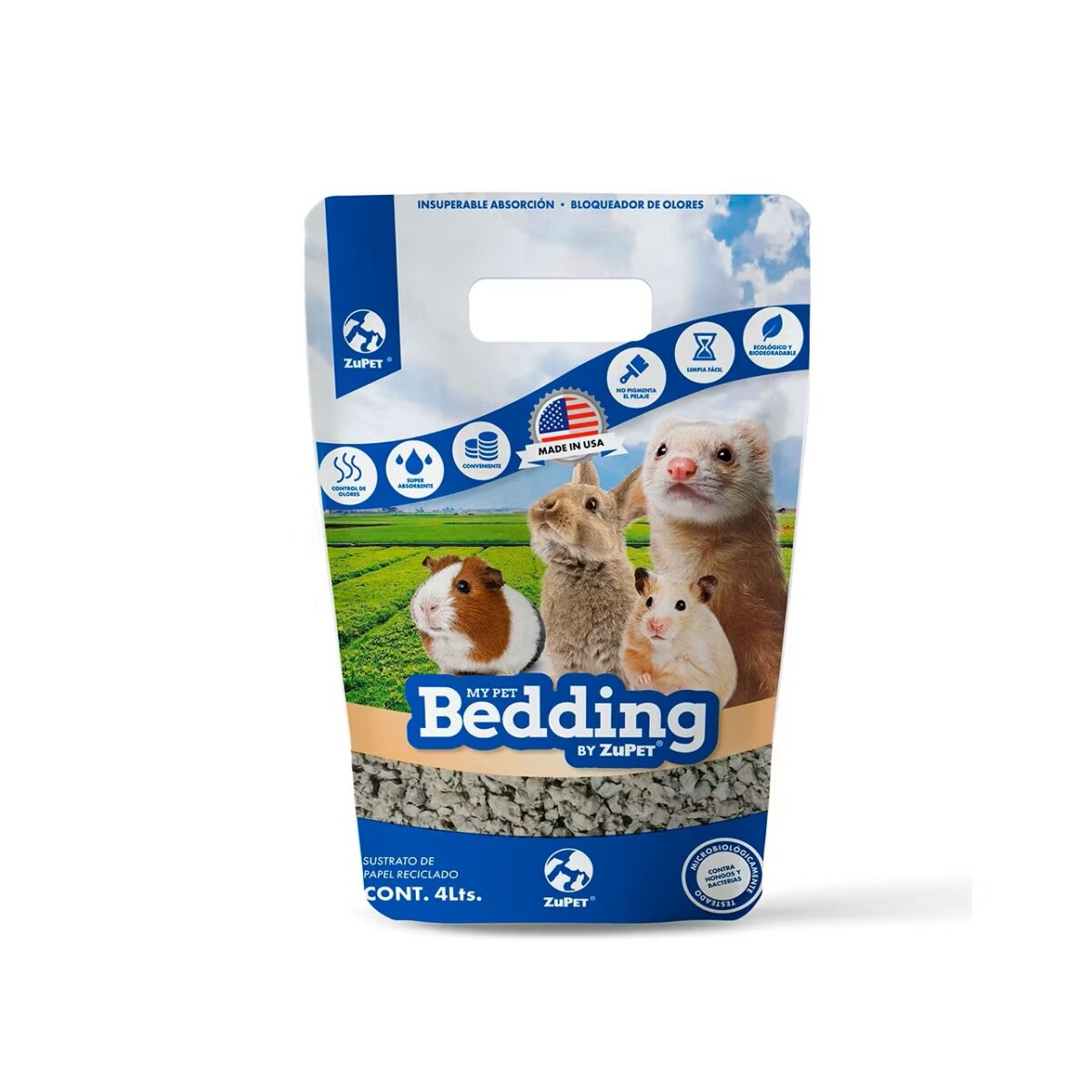 Sustrato My Pet Bedding 4 Lts Zupet - Imagen 1