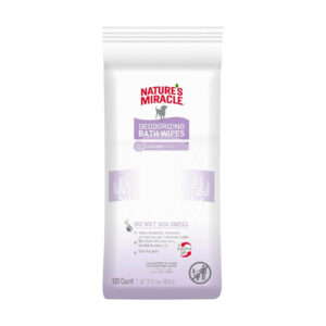 Toallitas De Baño Desodorizantes Lavanda 100 Unidades Nature's Miracle