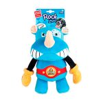Juguete Rock Zoo King Boxer Rhino With Squeaker