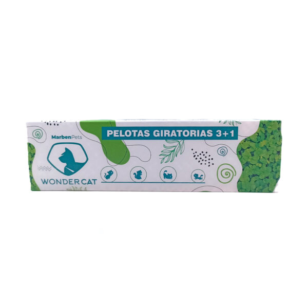 Set Pelotas Giratorias 3+1 Wondercat