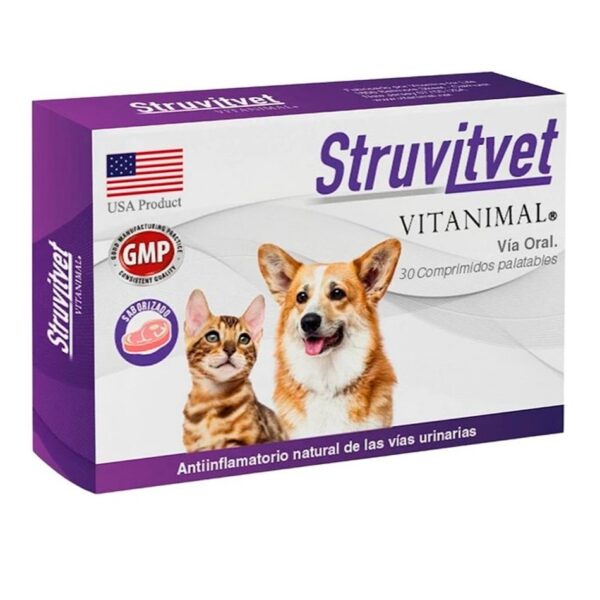 Struvitvet Antiinflamatorio Vía Urinaria 30 Comprimidos Vitanimal