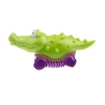 Juguete Cachorro Suppa Puppa Cocodrilo Verde/Morado Gigwi - Imagen 2