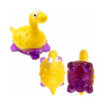 Juguete Cachorro Suppa Puppa Dinosaurio Amarillo Gigwi - Imagen 2