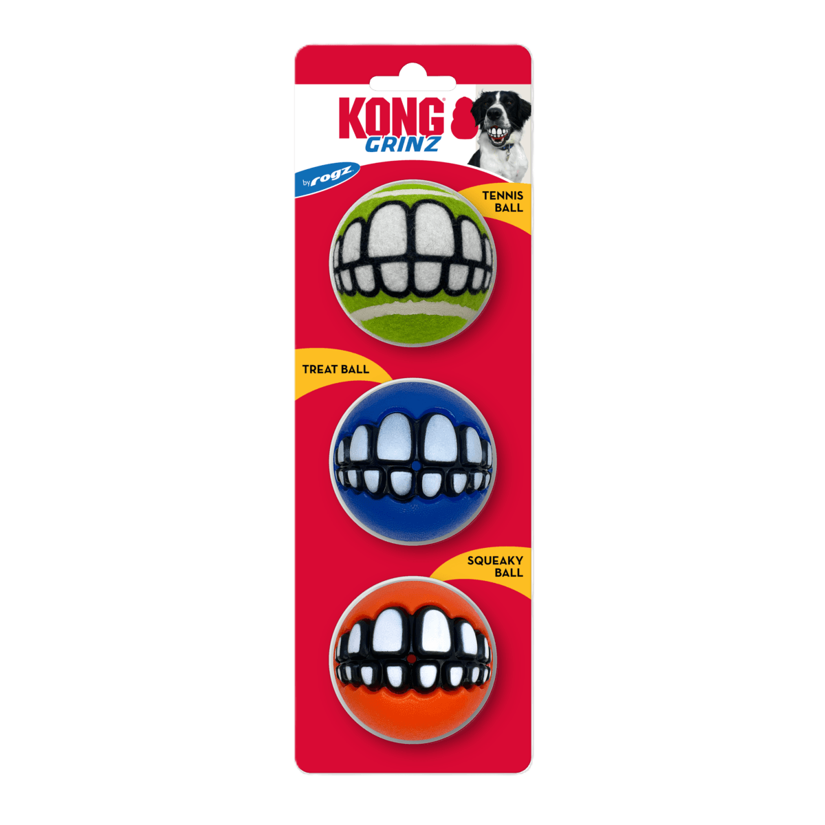 Kong Grinz Balls 3 Unidades - Imagen 1
