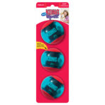 Kong Squeezz Action Ball Red 3 Unidades Talla M
