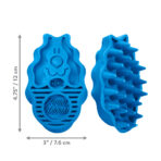Kong ZoomGroom Dog Azul - Imagen 2