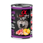 Lata Alpha Spirit Perro Cordero Con Pera 400 Gr