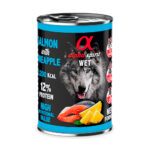 Lata Alpha Spirit Perro Salmón Con Piña 400 Gr