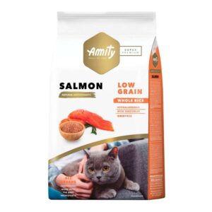 AMITY SP LOW GRAIN SALMON ADULT CAT