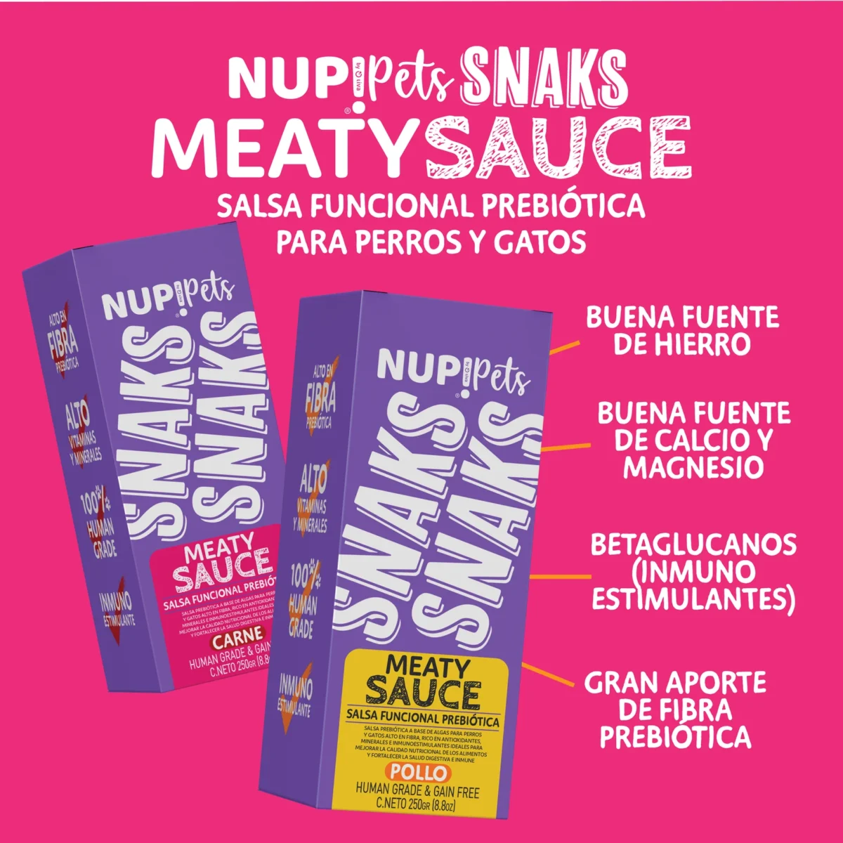 Nup! Pets Salsa Meaty Pollo 250gr - Imagen 2