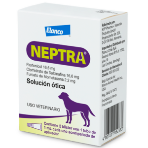 Neptra Solución Otica 2 Pipetas 1 ML
