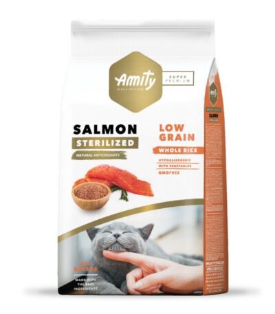 Inicio Gatos Alimentos de gatos Alimento seco de gatos Amity Gato Adulto Esterilizado Salmon 7Kg Amity Gato Adulto Esterilizado Salmon 7Kg
