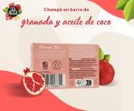 SHAMPOO EN BARRA 3 EN 1 GRANADA Y ACEITE DE COCO PET HEAD 85 GR