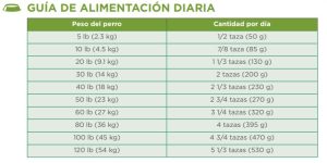 GUÍA DE ALIMENTACIÓN DIARIA