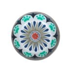 PLATO GATO GRIS DISEÑO MANDALA HEY!