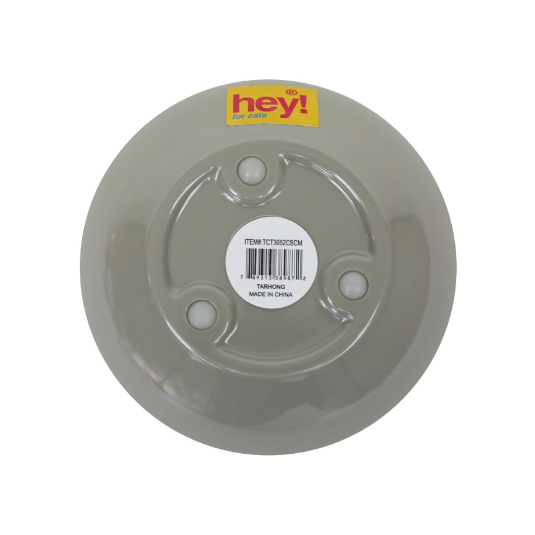 PLATO GATO GRIS DISEÑO MANDALA HEY! PLATO GATO GRIS DISEÑO MANDALA HEY!