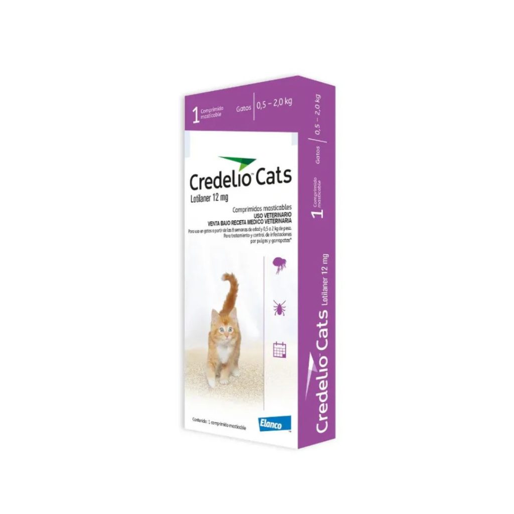 CREDELIO CATS 12 MG 0.5 A 2 KG 1 COMP.