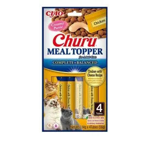 Churu Meal Tropper Gato Pollo Con Queso 4 Tubos