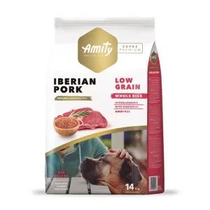 AMITY PERRO ADULTO IBERIAN PORK LOW GRAIN 14 KG