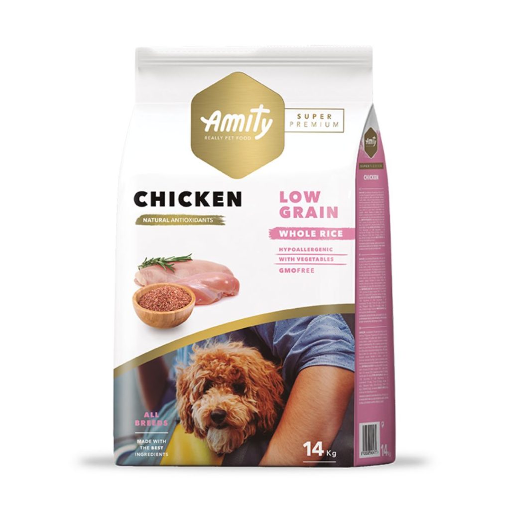 AMITY PERRO ADULTO CHICKEN LOW GRAIN 14 KG