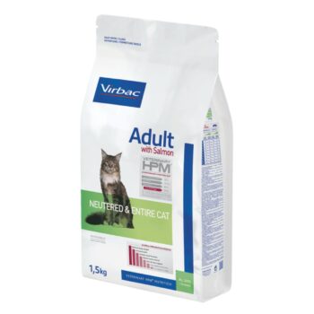 VIRBAC HPM NEUTERED Y ENTIRE GATO ADULTO SALMON 1,5 KG