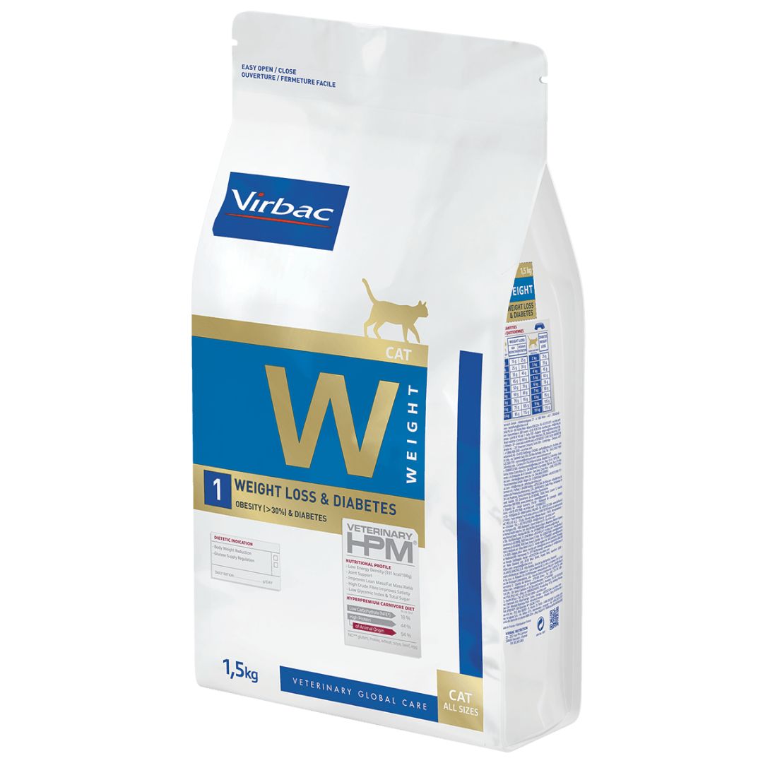 Virbac HPM 1 Gato Weight Loss & Diabetes 1,5 KG Virbac HPM 1 Gato Weight Loss & Diabetes 1,5 KG