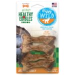SNACK MASTICABLE HEALTHY EDIBLES PUPPY WILD TURKEY 80 G SMALL X 4