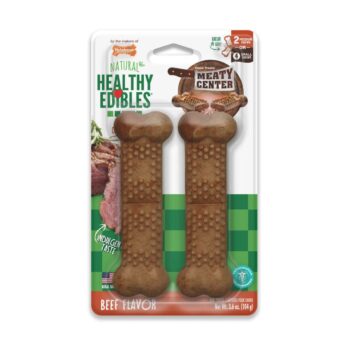 Snack Masticable Healthy Edibles Meaty Center Beef 104 G Wolf X 2