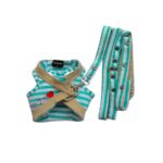 Arnés Rayas Verde y Marron Doggy Dolly S