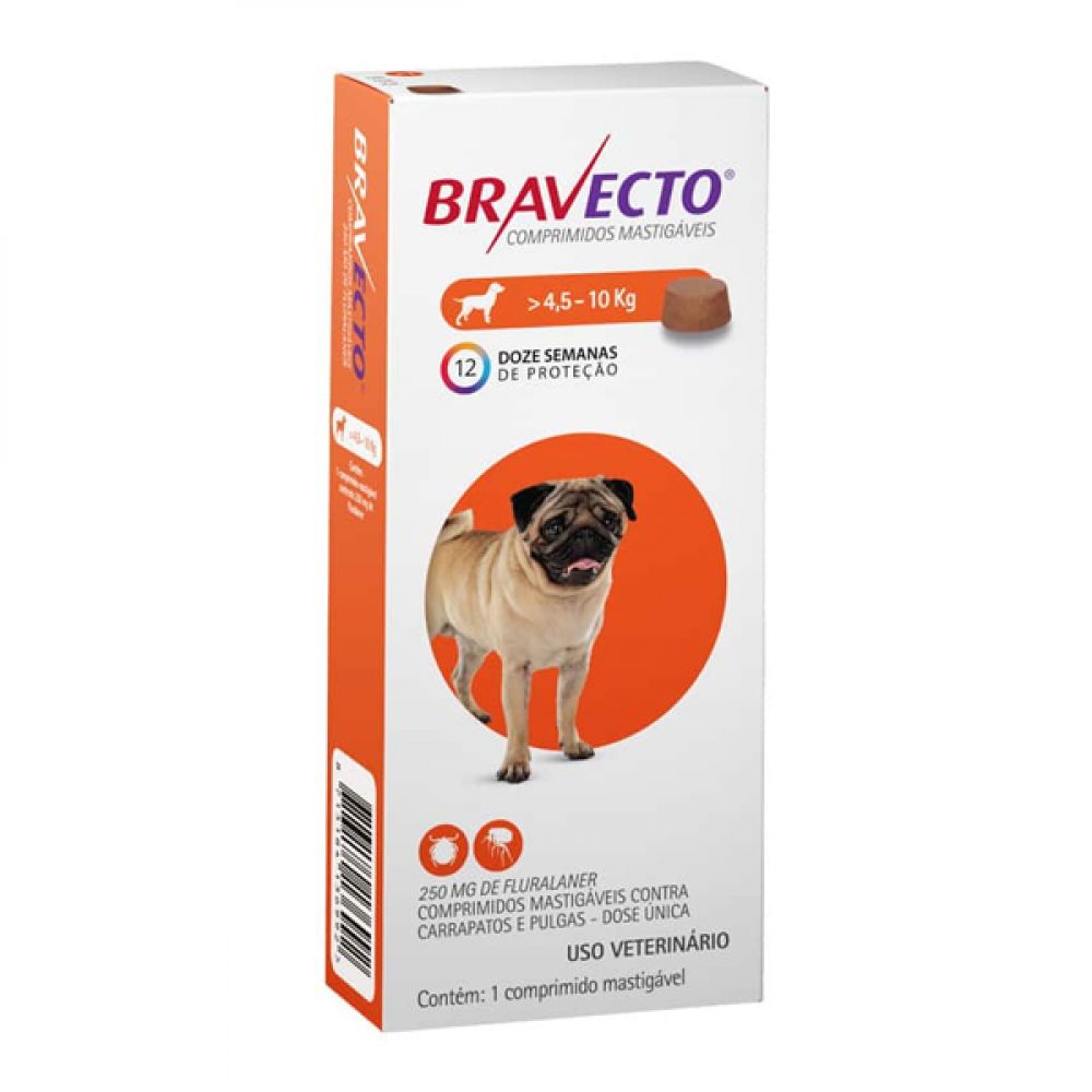 Bravecto-Antiparasitario-Externo-Para-Perros-de-4-5-10kg-8713184148971 Bravecto Antiparasitario Externo Para Perros de 4.5 - 10kg - Imagen 1