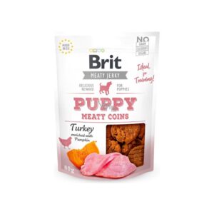 Brit Jerky Snack Puppy Turkey Dog 80Gr