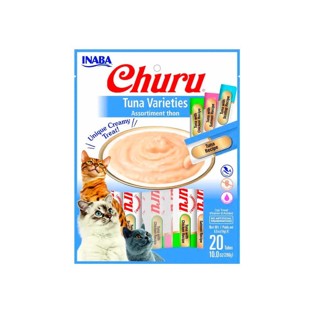 Churu-Gato-Variedades-Atun-20-Unidades-280Gr-8572760071474 Churu Gato Variedades Atún 20 Unidades 280Gr - Imagen 1
