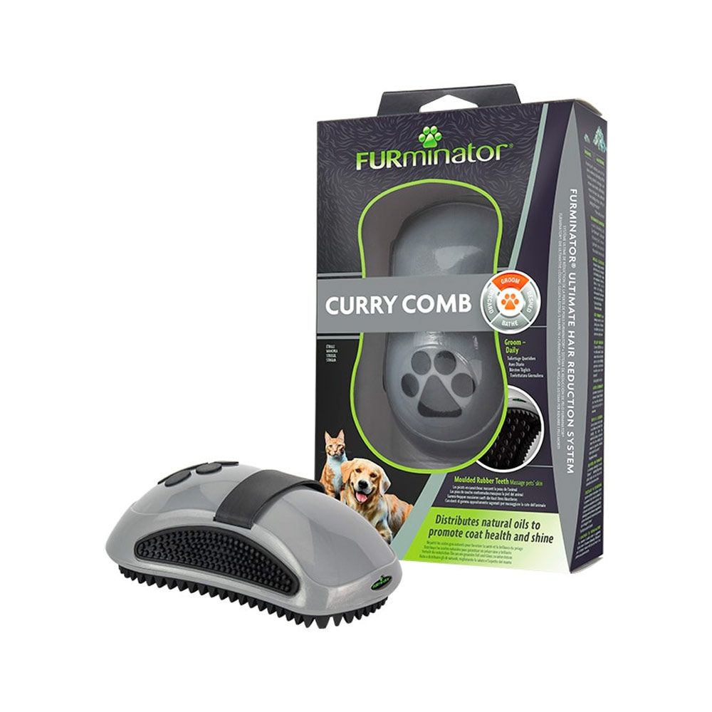 Furminator-Curry-Comb-Dog-811794013509 Furminator Curry Comb Dog - Imagen 1