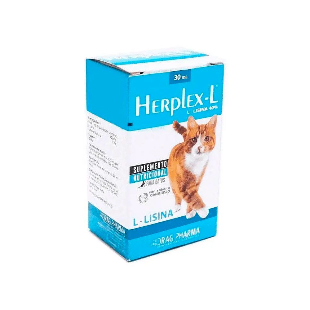 Herplex-L-Suplemento-Nutricional-Gatos-30ml-7800006006821 Herplex-L Suplemento Nutricional Gatos 30ml - Imagen 1