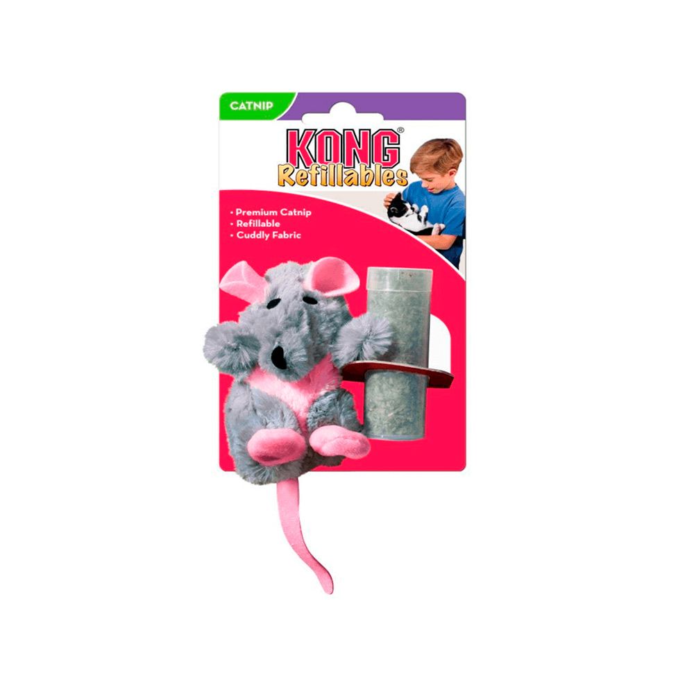 Kong-Rat-With-Catnip-035585031170 Kong Rat With Catnip - Imagen 1