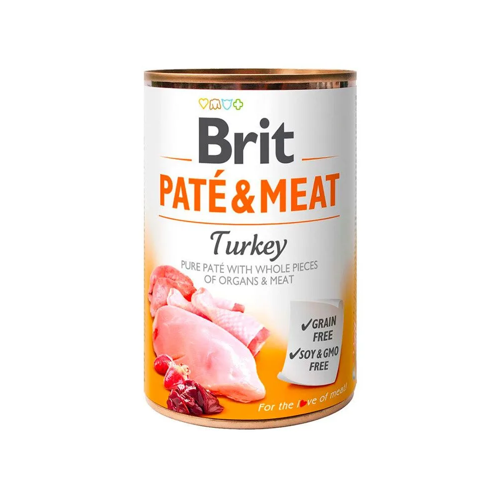 Lata-Pate-Y-Meat-Turkey-800-Gr-Brit-8595602557561 Lata Pate Y Meat Turkey 800 Gr Brit - Imagen 1